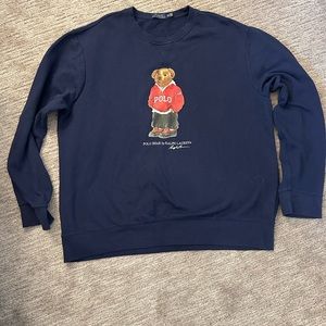 Polo Ralph Lauren Bear USA navy crewneck sweater XXL SOLD OUT